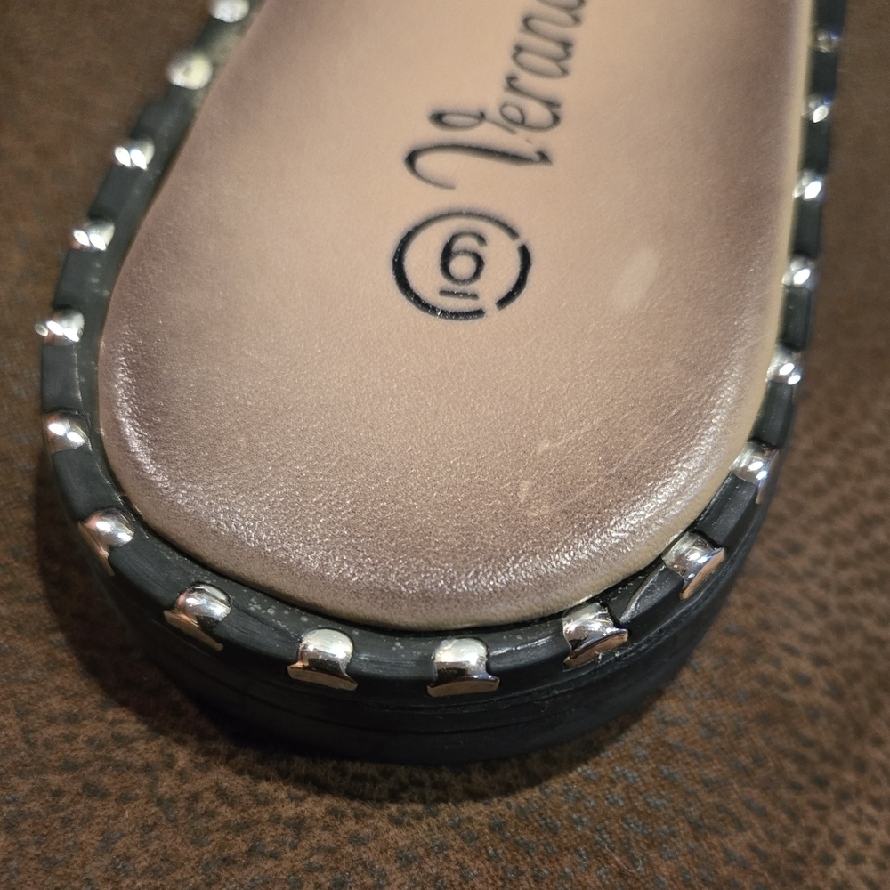 Verano Rio Black POM POM Mule/Sandals/Slippers/Slides NEW!!🖤🖤 - Picture 7 of 8